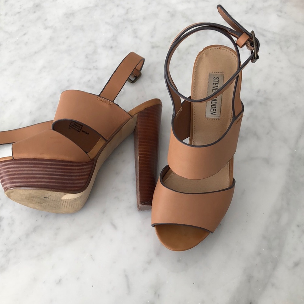 PRICE FIRM Brown Heels